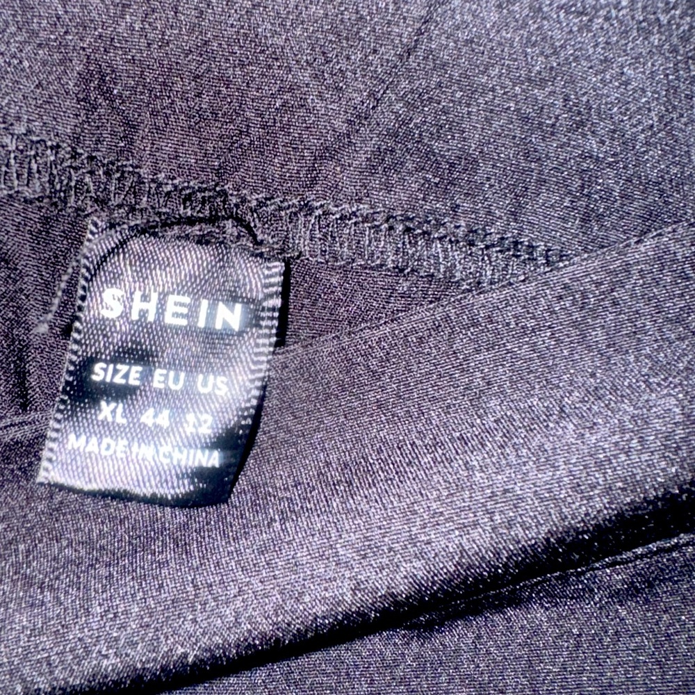SHEIN side zip pants